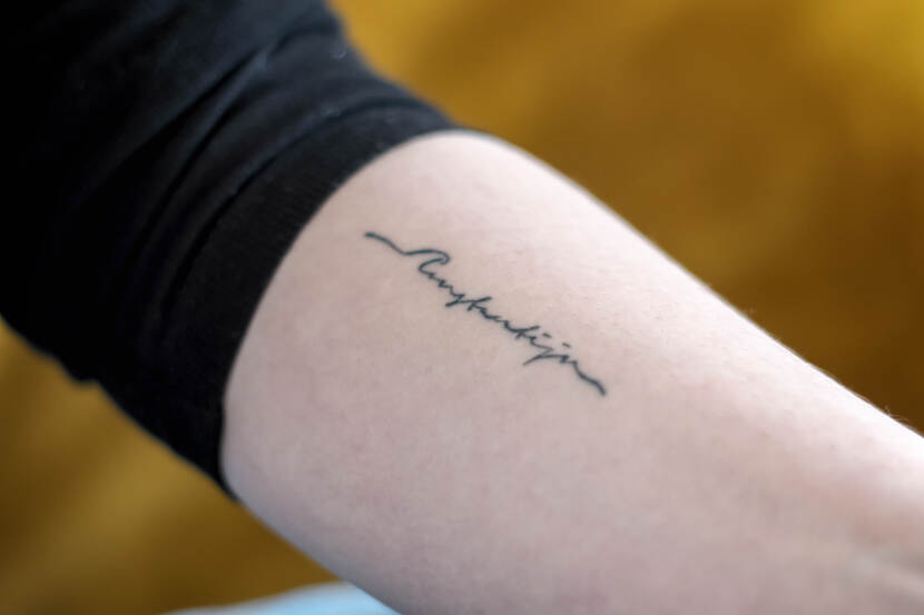 tatoeage Anouschka Rozendaal